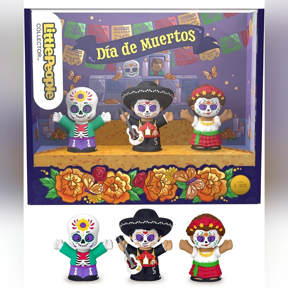 Little People Fisher Price Dia De Muertos Special Edition Set NWT Halloween